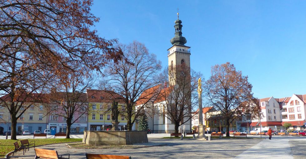 Soběslav náměstí Spilka a Říha s.r.o.